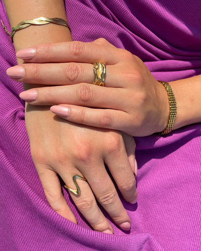 Jaylinette | Big Ring 18K Gold