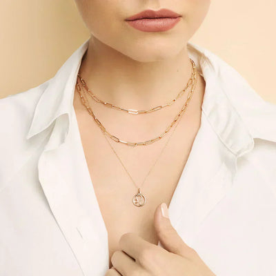 Rosalyette | Zodiac Sign Necklace 18k Gold