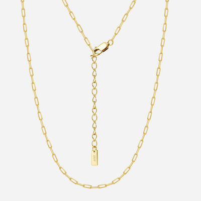 Tiaralynn | Small Paper Necklace 18K Gold